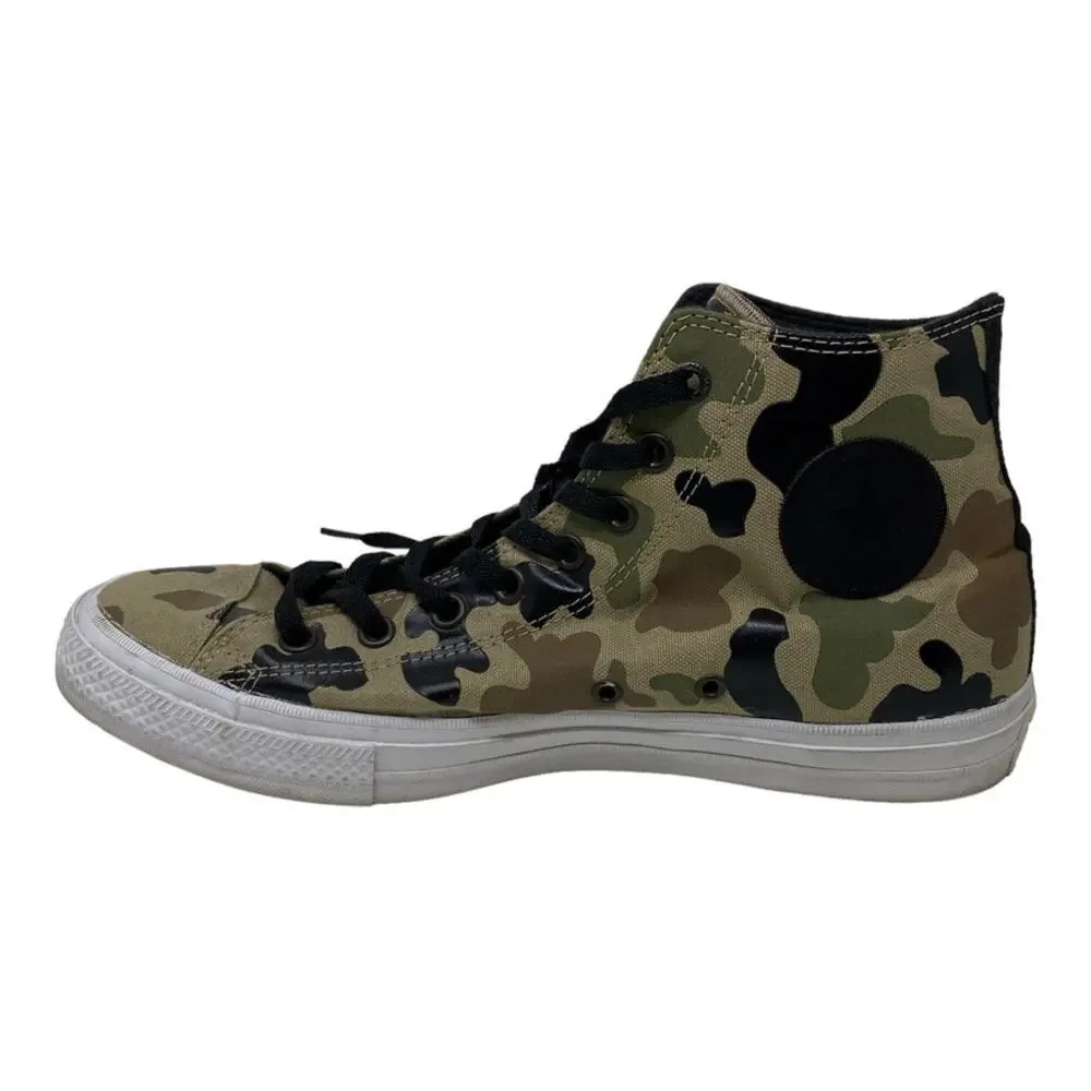 Converse Chuck Taylor All Star II Hi Camouflage Khaki Men 10 Women 12 - Picture 4 of 9